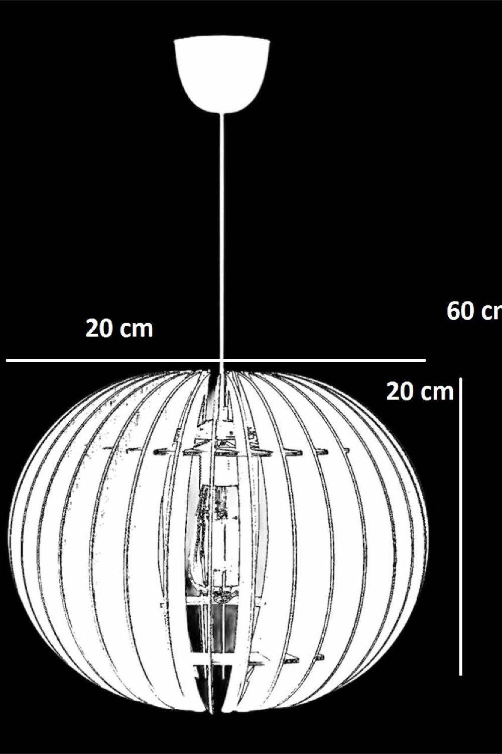 Opviq LustraSphere Glam Chandelier 60 - White Elegance | Opviq