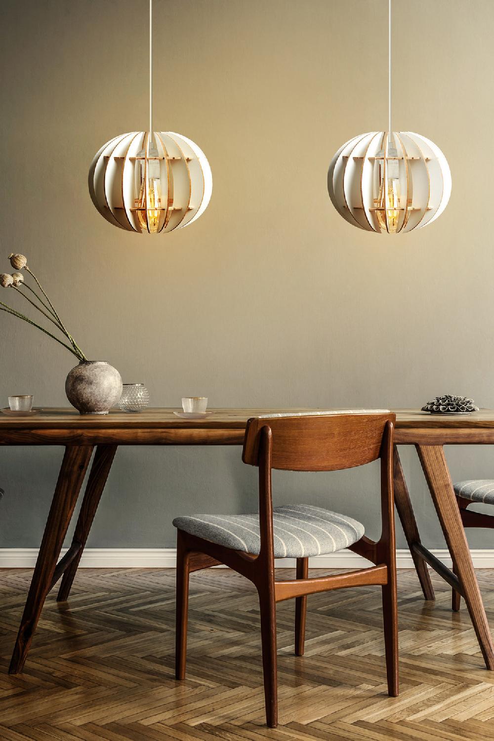 opviq LustraSphere Glam Chandelier 60 - White Elegance | Opviq