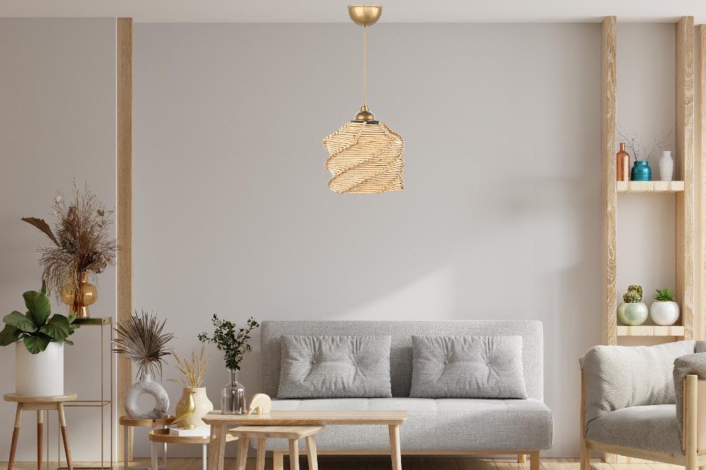 Opviq LustraVibe Boho Glow Chandelier 20cm Natural Bliss | Opviq