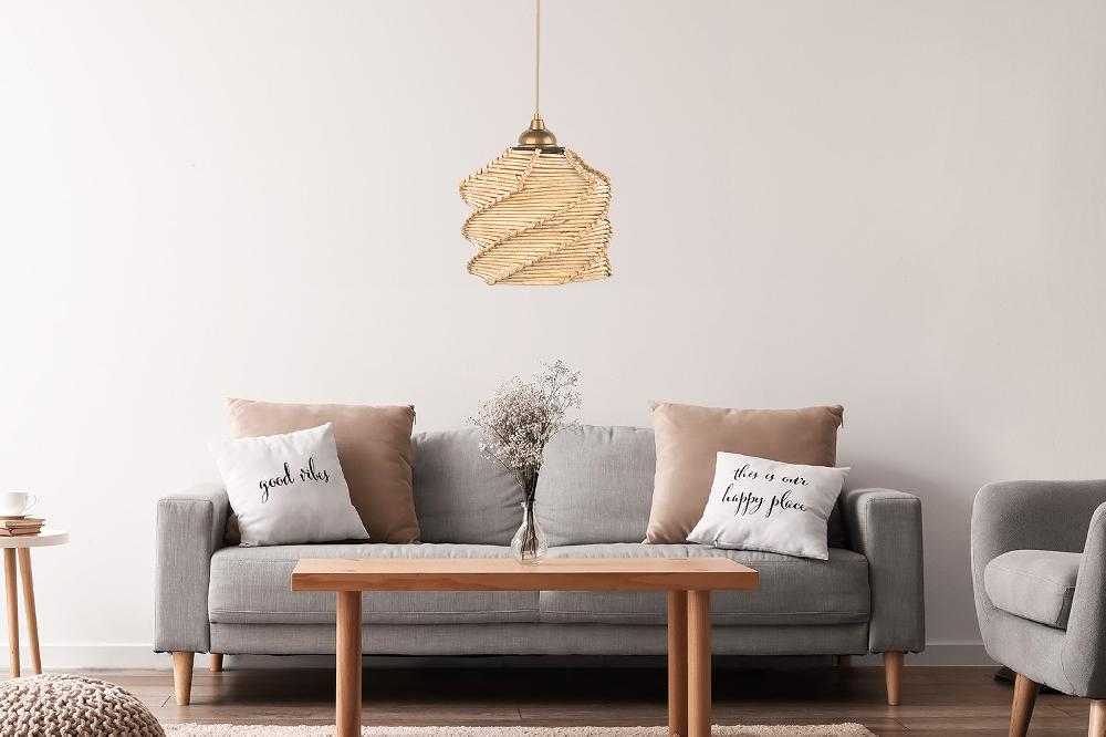 Opviq LustraVibe Boho Glow Chandelier 20cm Natural Bliss | Opviq