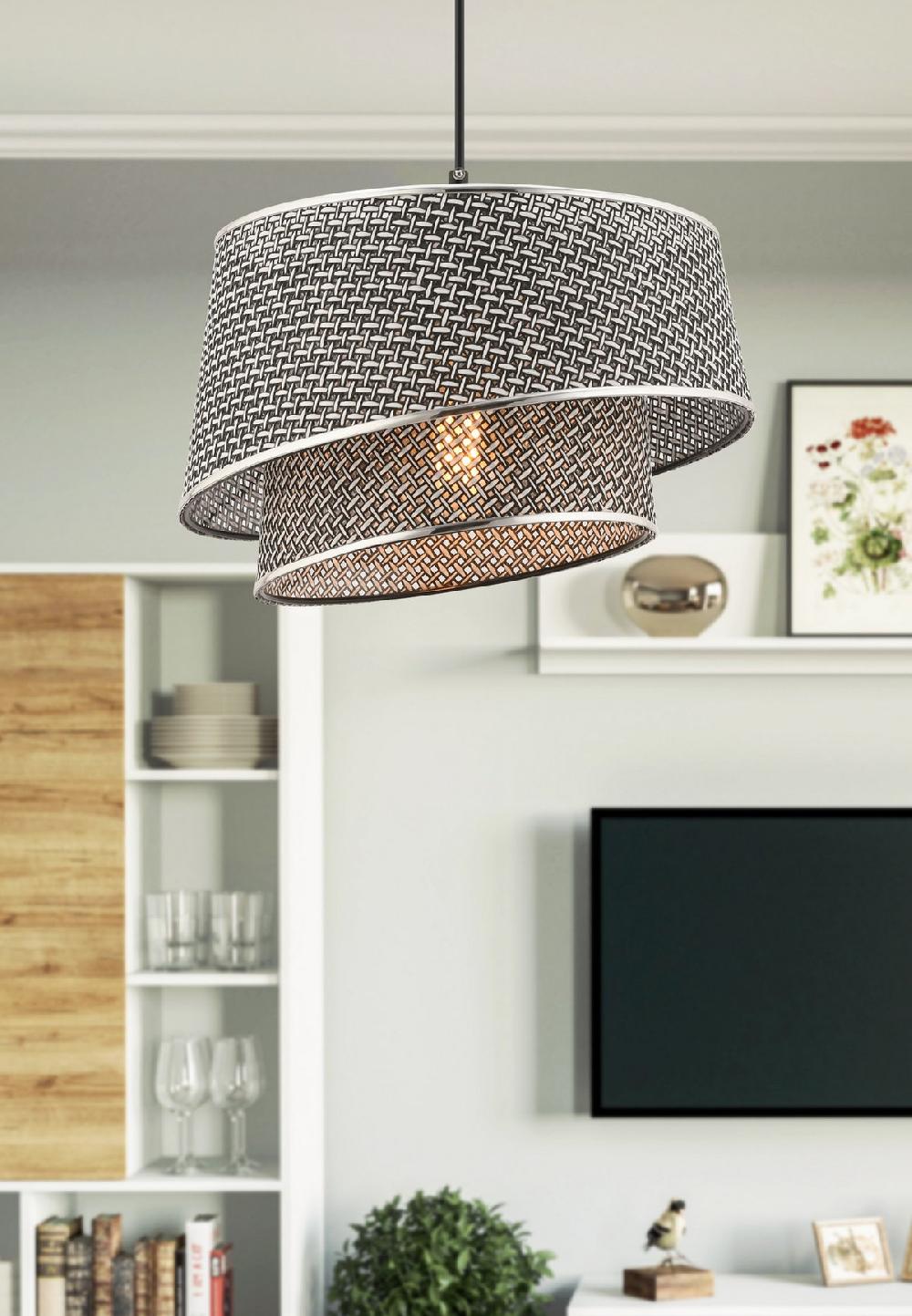 opviq LustraVibe Elegance Chandelier 65CM SilverGlow | Opviq