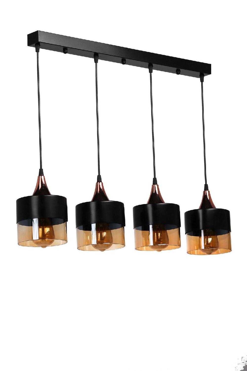 Opviq LustraVibe Industrial Chandelier - Black Elegance | Opviq