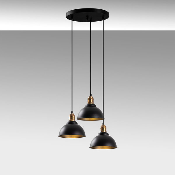 Opviq LustraVibe Noir - Modern Industrial Chandelier | Opviq