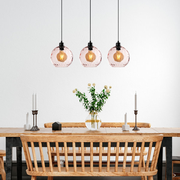 Opviq LustraVibe Pink Elegance Chandelier 120 Cm | Opviq