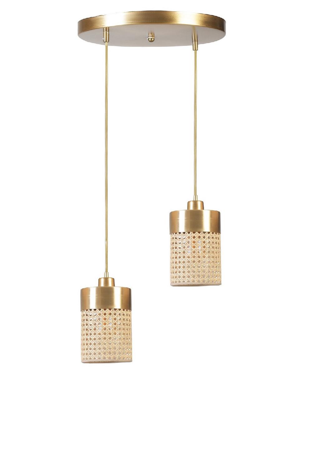 opviq LustraVibe RattanGlow Chandelier 70cm Elegance | Opviq