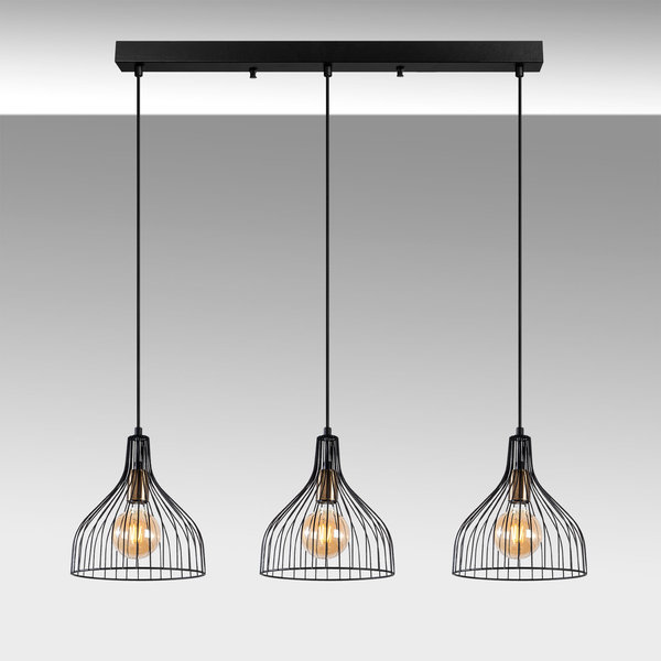 Opviq LustraVogue: Modern Black Elegance Chandelier | Opviq