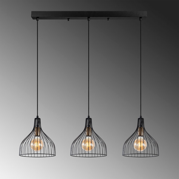 Opviq LustraVogue: Modern Black Elegance Chandelier | Opviq