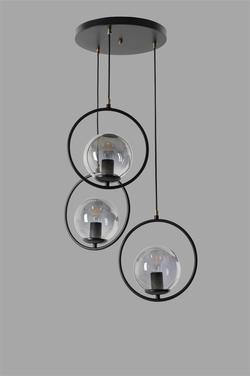 Opviq Lustre Noir: Industrial Elegance Chandelier | Opviq