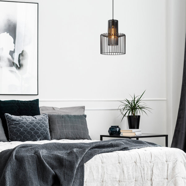 opviq Lustre Noir: Industrial Elegance Chandelier | Opviq