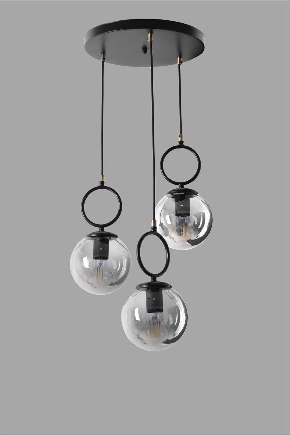 Opviq Lustre Noir: Industrial Elegance Chandelier | Opviq