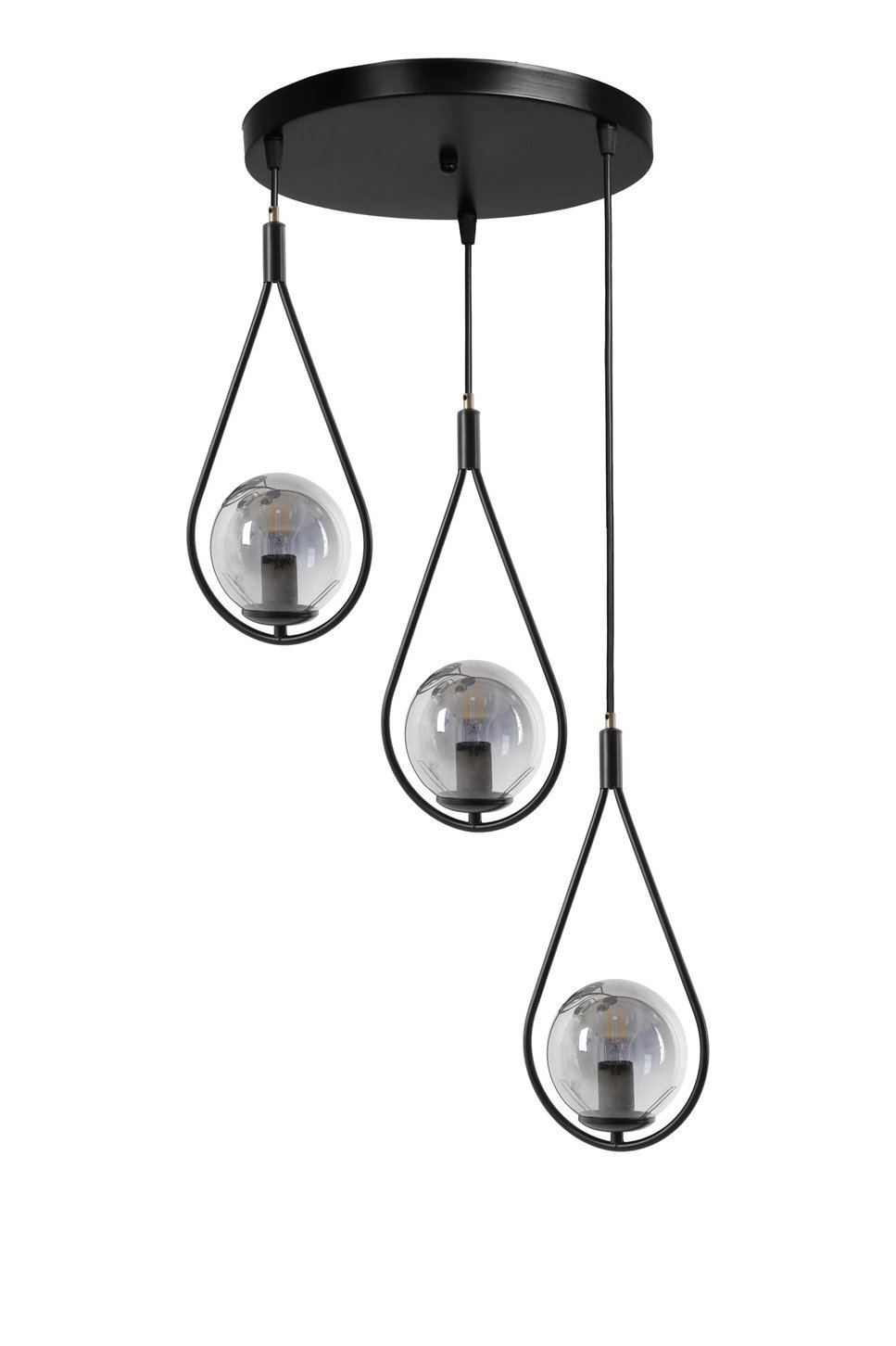 Opviq Lustre Noir: Industrial Elegance Chandelier | Opviq