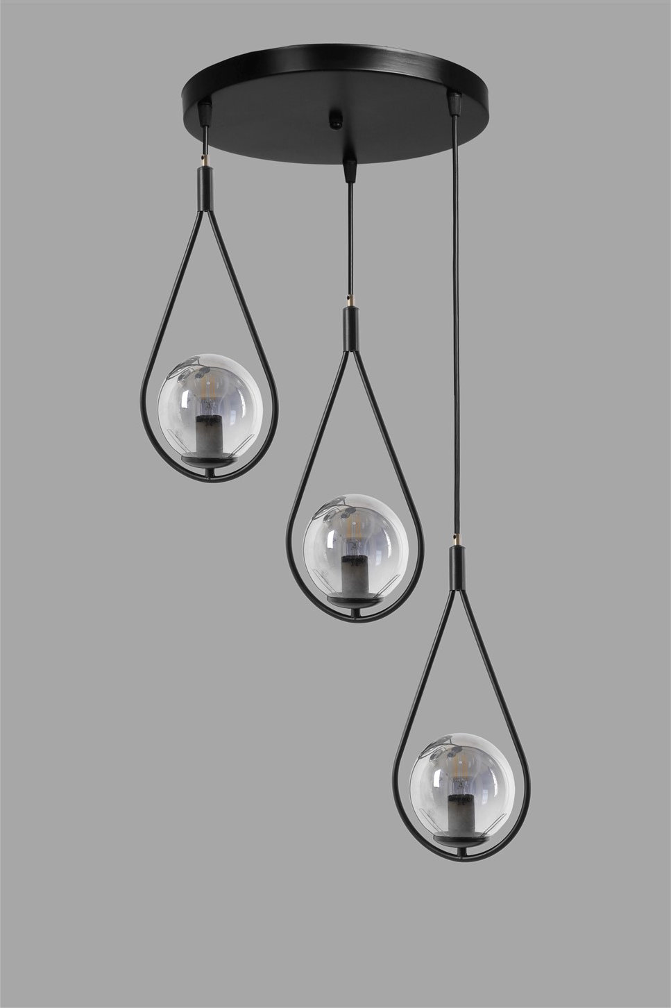 Opviq Lustre Noir: Industrial Elegance Chandelier | Opviq