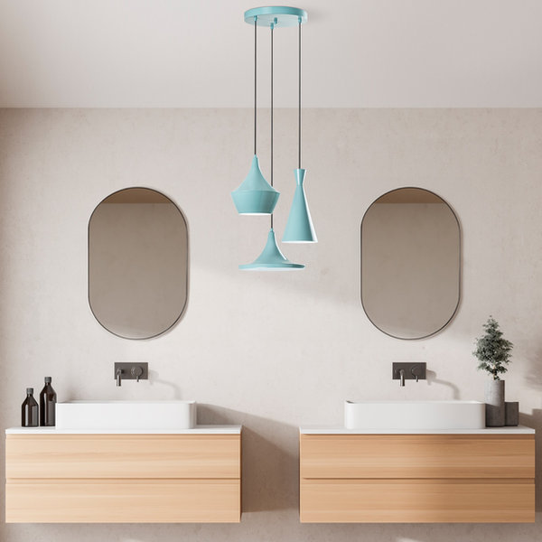 Opviq LustreAura Turquoise Elegance Chandelier | Opviq