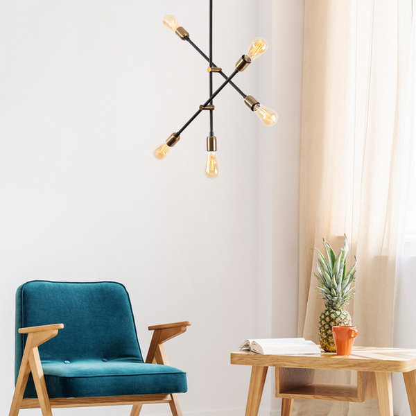 opviq LustreCraft: Industrial Elegance Chandelier | Opviq