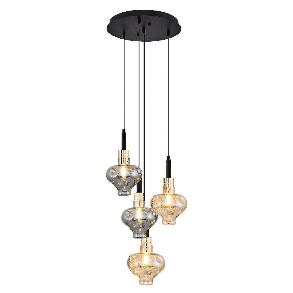 Opviq LustreGlow AmberAura Chandelier 40cm Elegance | Opviq