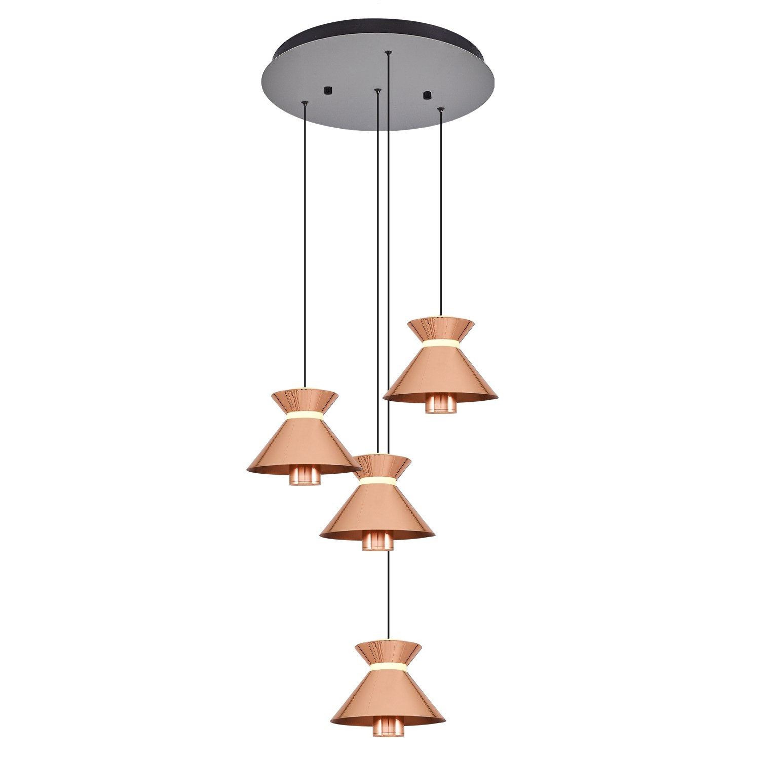 opviq LustreGlow Opal Chandelier 120 - Elegant Radiance | Opviq