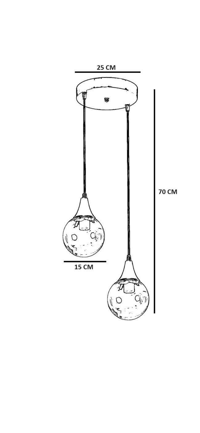 Opviq LustreLoom Elegance Chandelier 25cm Shine | Opviq