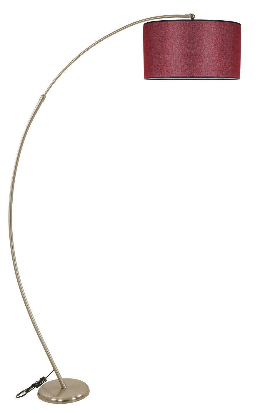 Opviq LustreLux Adjustable Claret Red Floor Lamp | Opviq