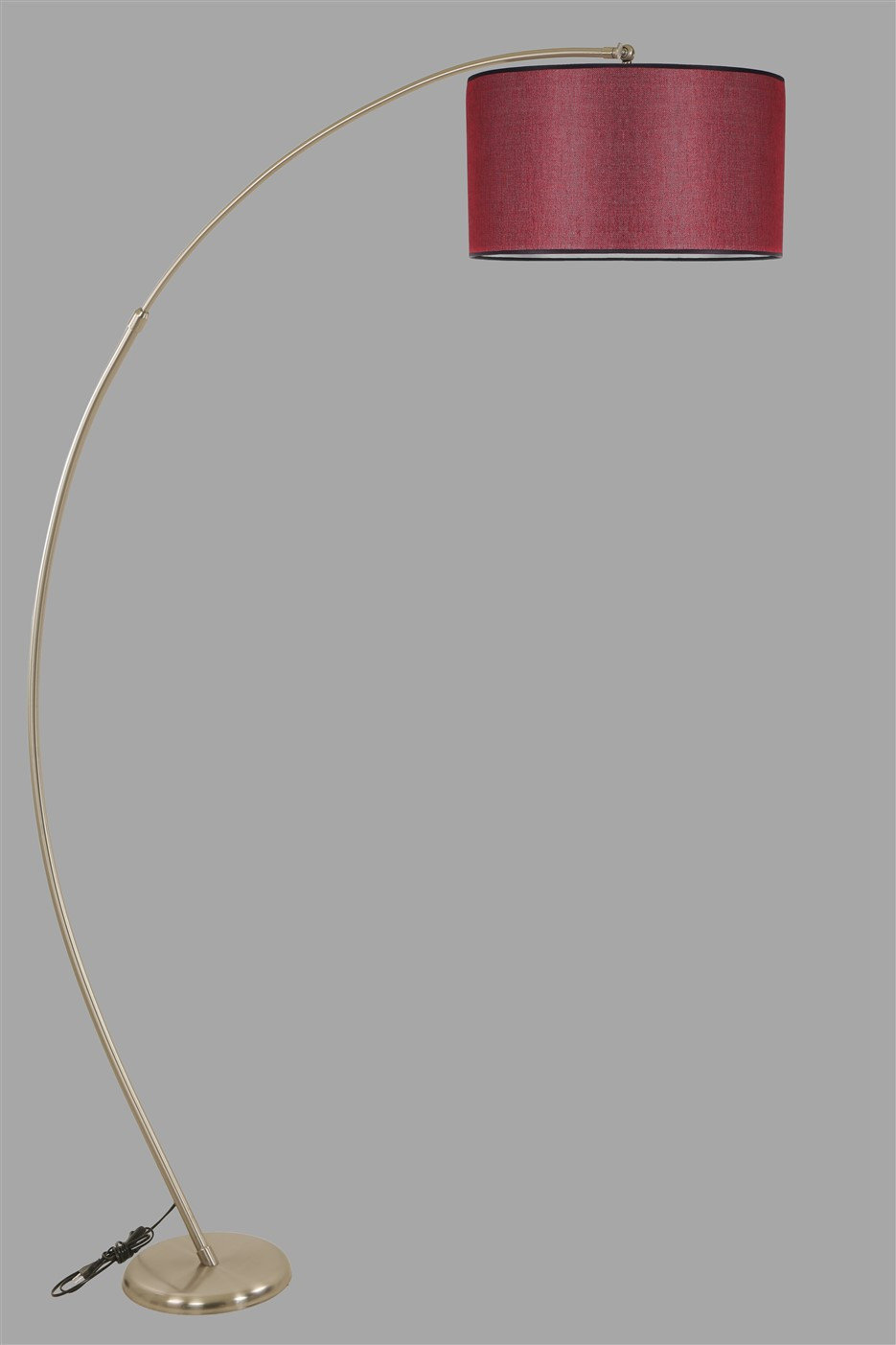 Opviq LustreLux Adjustable Claret Red Floor Lamp | Opviq