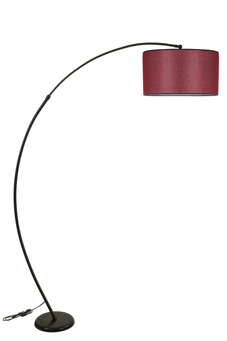 Opviq LustreLux Adjustable Claret Red Floor Lamp | Opviq