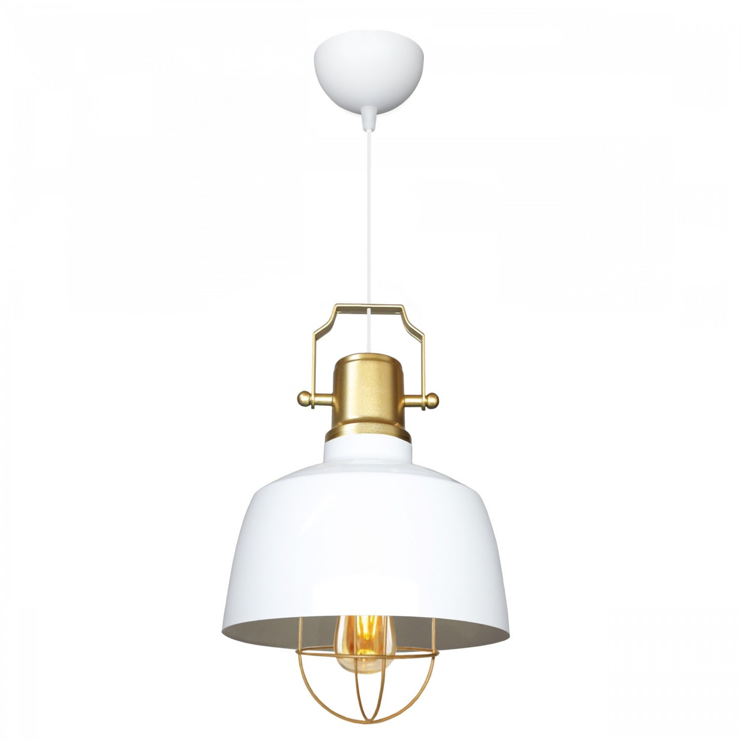 Opviq LustreLux Metal Chandelier - White Elegance | Opviq