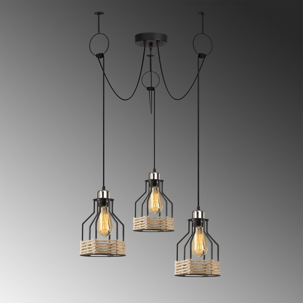 Opviq LustreNostalgia: Industrial Elegance Chandelier | Opviq