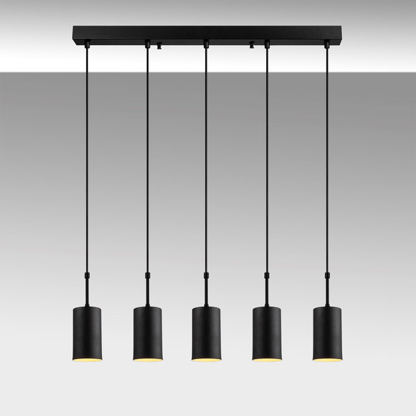 Opviq LustreNova: Black Industrial Elegance Chandelier | Opviq