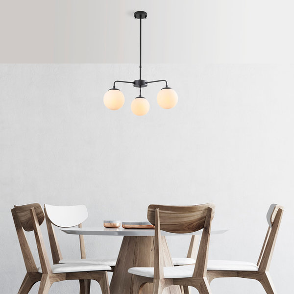 opviq LustreNova: Industrial Elegance Chandelier | Opviq