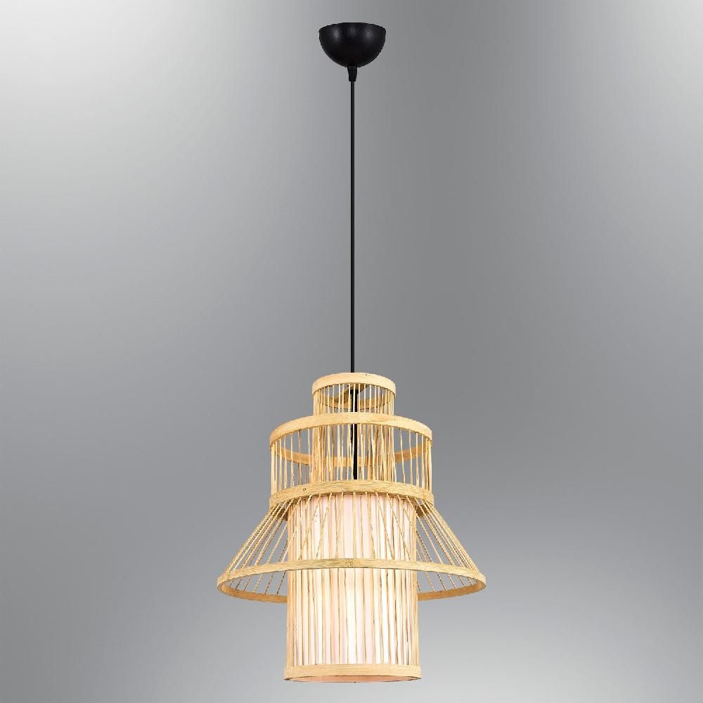 opviq LustreOak Elegance Chandelier 40cm Pendant Light | Opviq