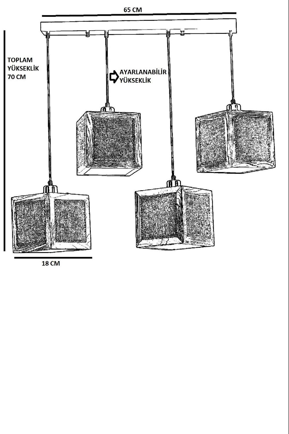 Opviq LustreVibe FirChanté: Rattan Elegance Chandelier | Opviq