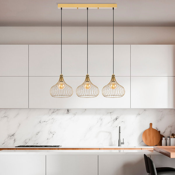 Opviq LustreVibe: Modern Metal Glow Chandelier | Opviq