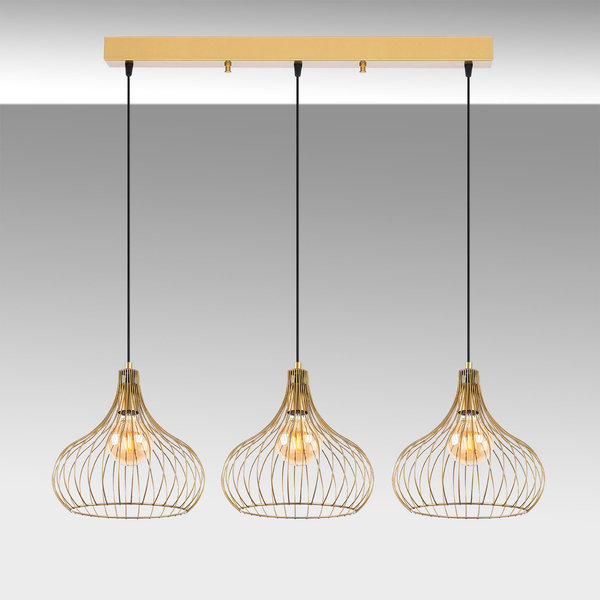 Opviq LustreVibe: Modern Metal Glow Chandelier | Opviq