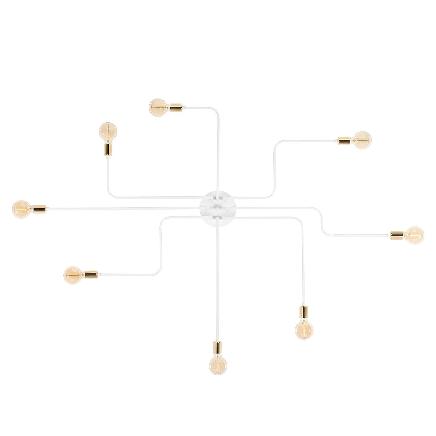 Opviq LustreVibe: Modern White Iron Chandelier 190cm | Opviq