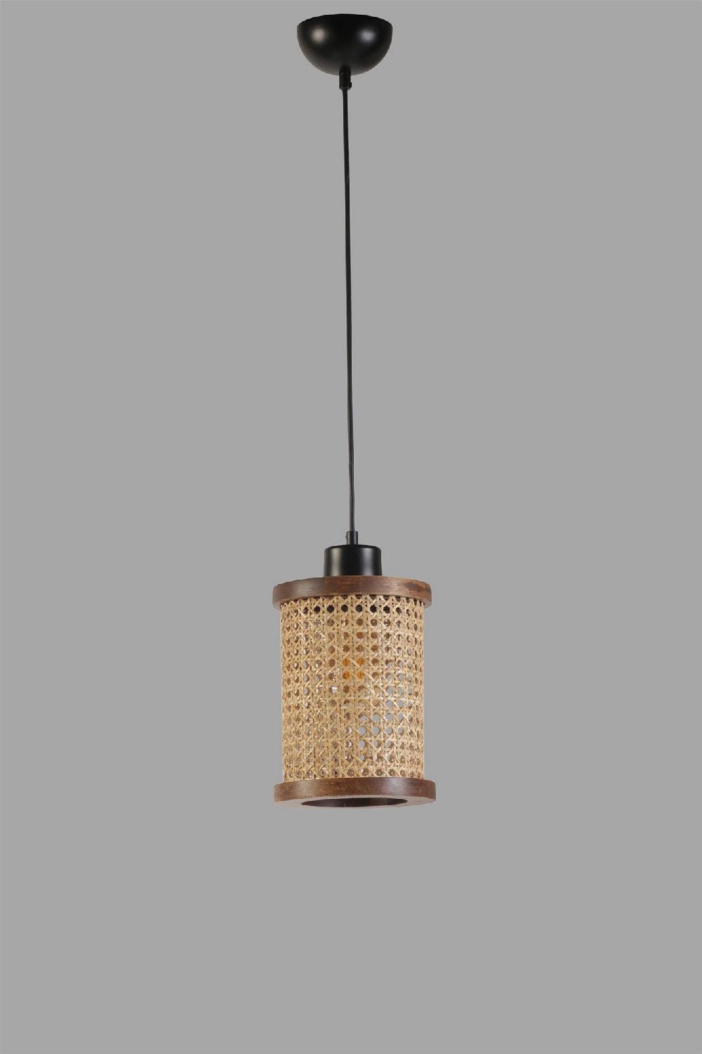 Opviq LustreWood RattanGlow Chandelier 70cm Elegance | Opviq