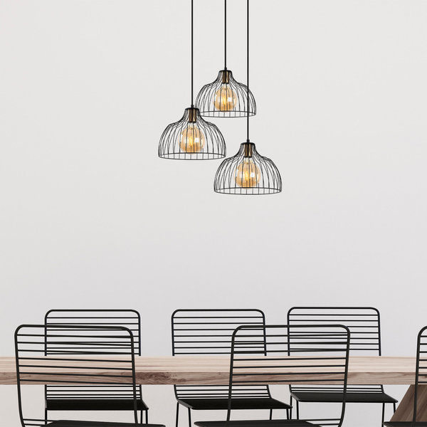 opviq LuxeAura Chandelier: Industrial Elegance Redefined | Opviq