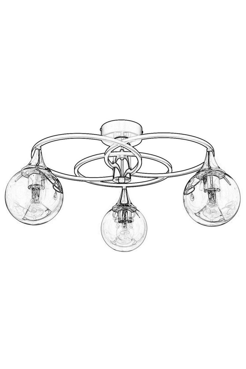 Opviq LuxeAura Industrial Chandelier - Black & Bronze Elegance | Opviq