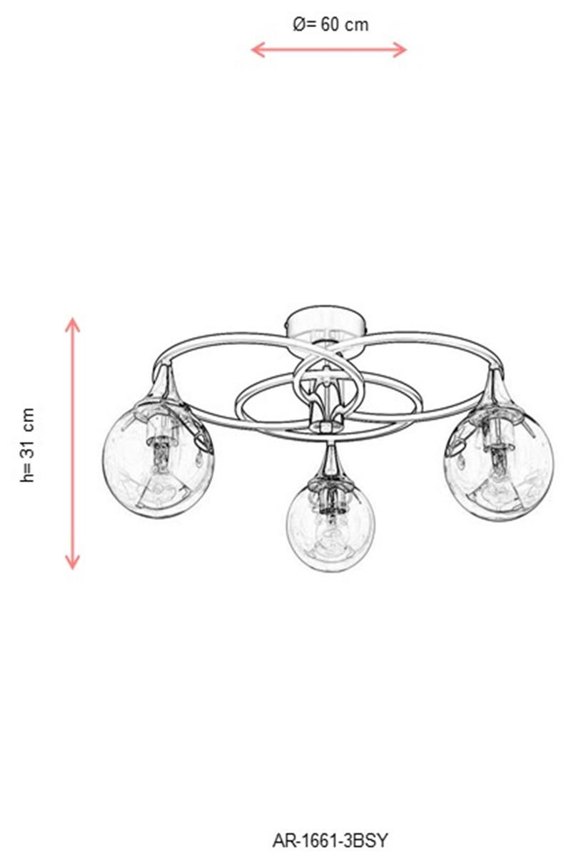 Opviq LuxeAura Industrial Chandelier - Black & Bronze Elegance | Opviq