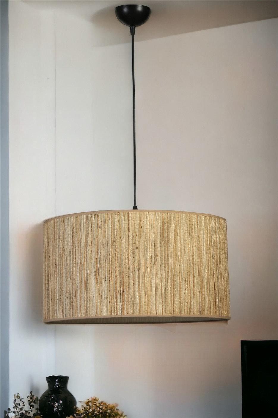 opviq LuxeBamboo Glow Chandelier 45 cm Elegance | Opviq