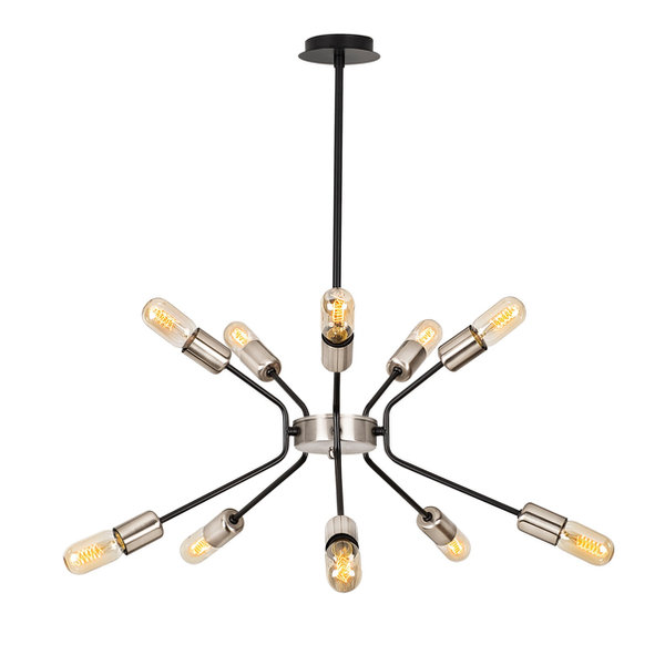Opviq LuxeBeam Industrial Chandelier 60cm NoirNickel | Opviq