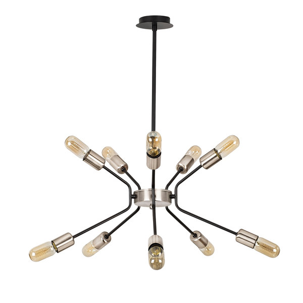 Opviq LuxeBeam Industrial Chandelier 60cm NoirNickel | Opviq