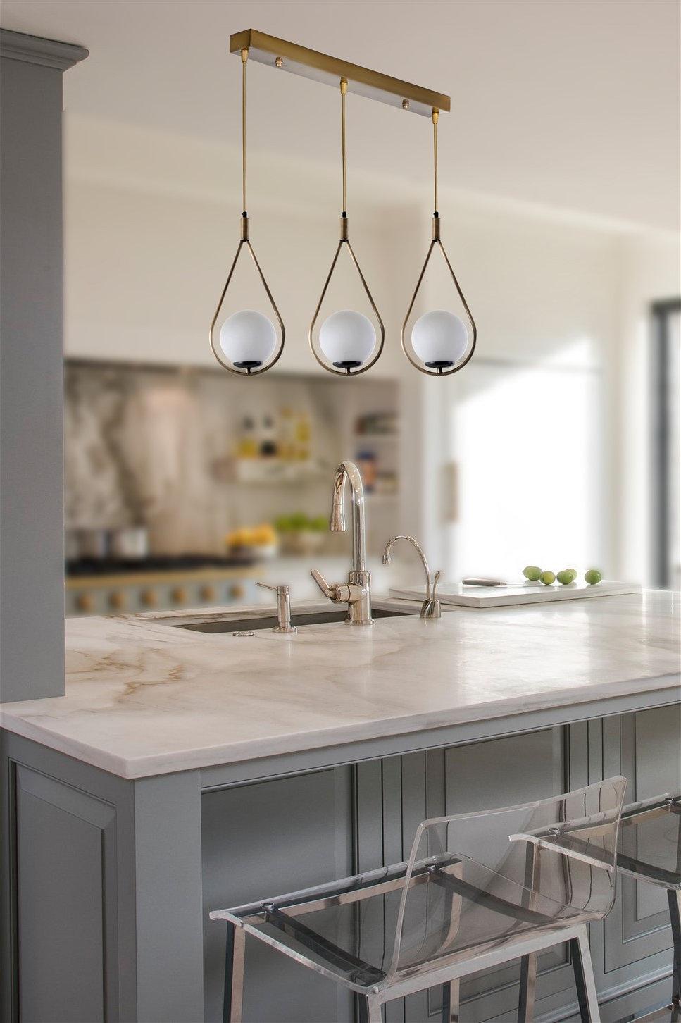 opviq LuxeGlo CopperChic Chandelier 70cm Elegance | Opviq