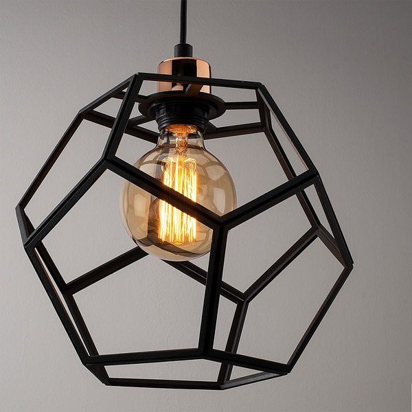 Opviq LuxeGlo Industrial Chandelier - Noir Bronze Elegance | Opviq