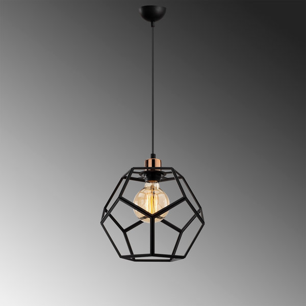 Opviq LuxeGlo Industrial Chandelier - Noir Bronze Elegance | Opviq