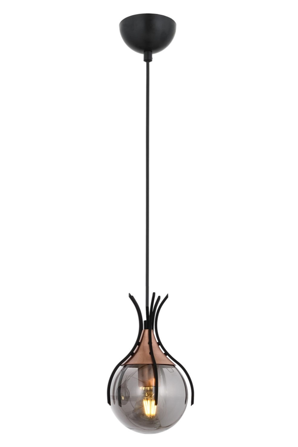 opviq LuxeGlo Industrial Chandelier - Noir Bronze Elegance | Opviq