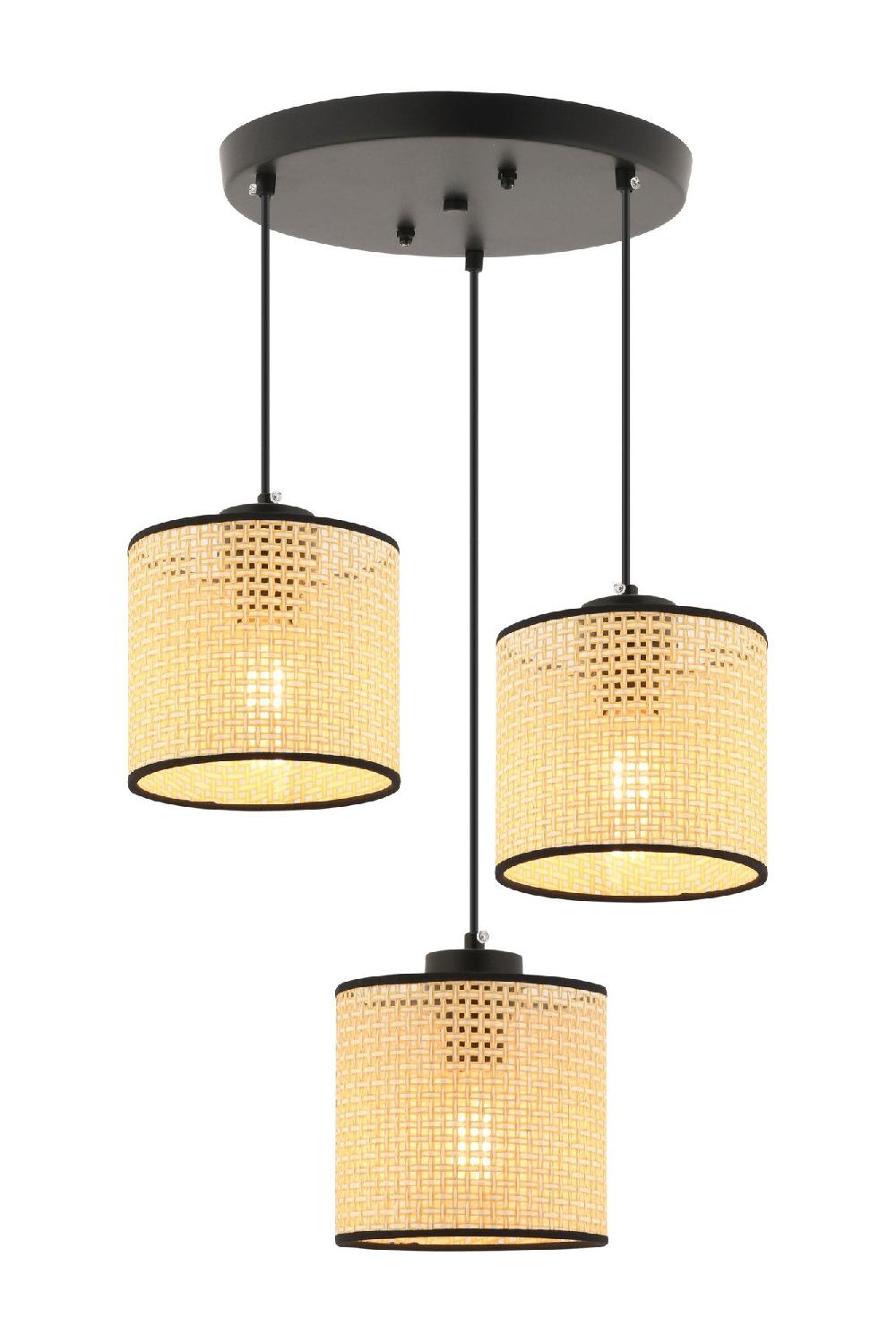 Opviq LuxeGlow Camel Chandelier Elegance 3-Cap 60cm | Opviq