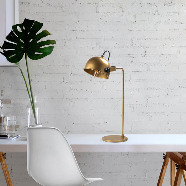 Opviq LuxeGlow Copper Table Lamp – Modern Elegance | Opviq