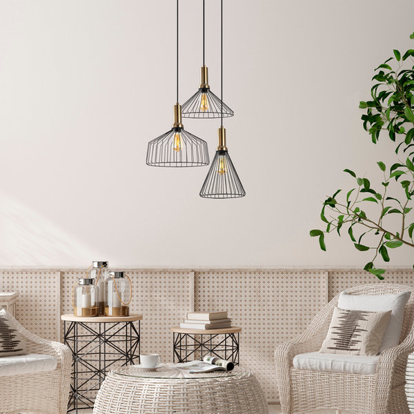 Opviq LuxeGlow Industrial Chandelier Elegance | Opviq