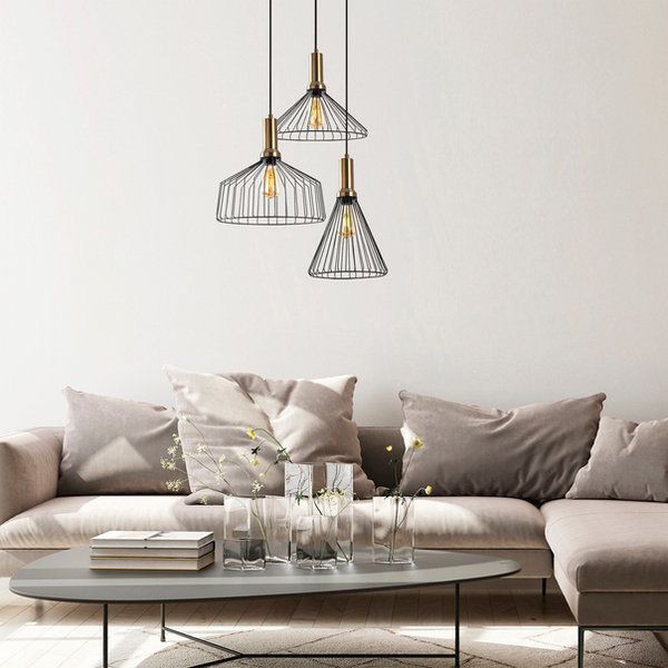 opviq LuxeGlow Industrial Chandelier Elegance | Opviq