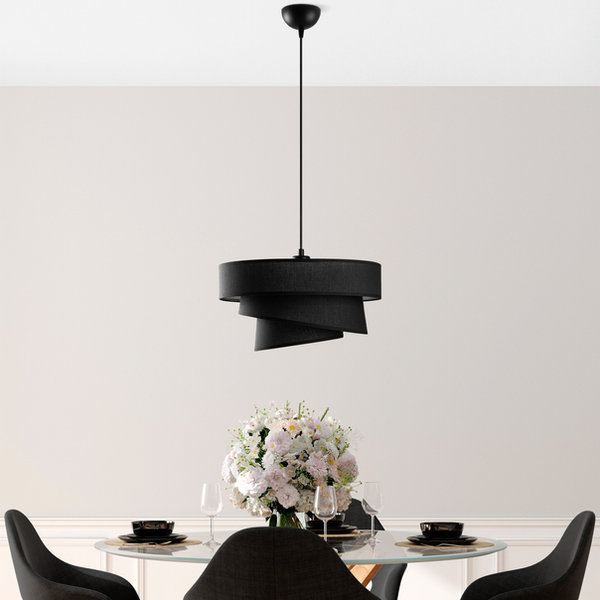 opviq LuxeLoom Noir Chandelier - Elegance in Motion | Opviq