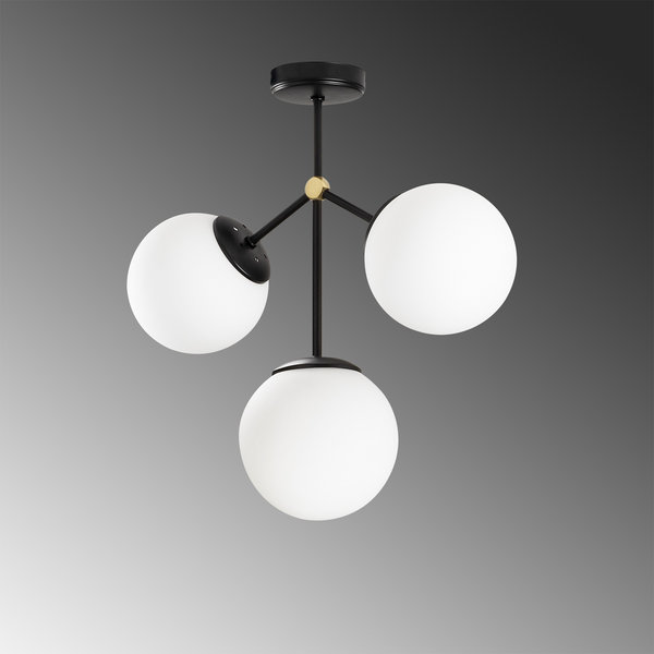 Opviq LuxeLuma Chandelier: Nordic Elegance In Black & White | Opviq